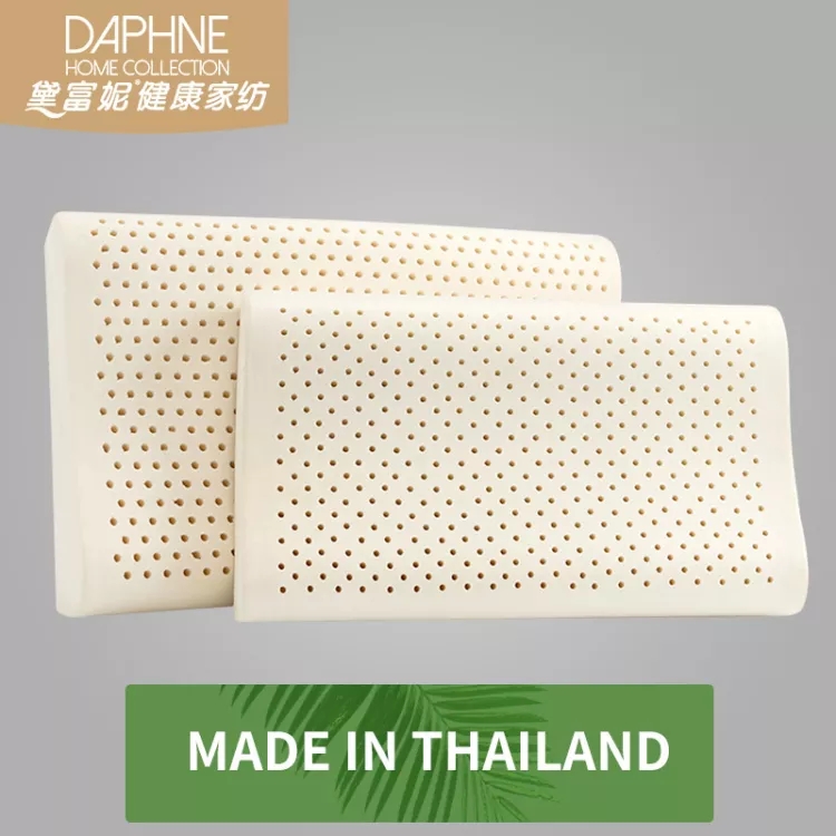 黛富妮 乳胶枕泰国原装进口护颈枕单只装